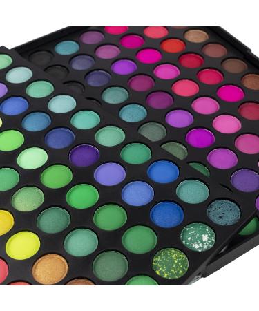 LaRoc 120 Color Eyeshadow Palette Set | Neutral, Bold, & Bright Shades | High Impact & Professional Makeup Palette - Buy Online on SooperMarket.com