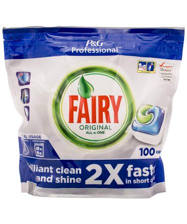 Fairy Original All-in-One Professional Dishwasher Capsules - 100 Capsules