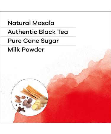QuikTea Masala Chai Tea Latte - 10 Count - Authentic All Natural Blend - Buy Online on SooperMarket.com