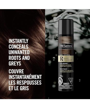 TRESemm Root Touch-Up Hair Spray conceals greys in seconds for dark brown hair temporary hair colour in an aerosol spray 70.8 g - Buy Online on SooperMarket.com