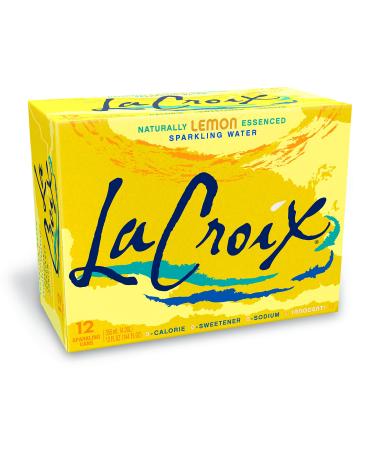 La Croix Naturally Lemon Essenced Sparkling Water | 12 x 355ml