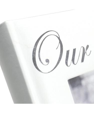Our Wedding Album by Malden - Holds 160 Photos 4x6 - White and Silver - Buy Online on SooperMarket.com