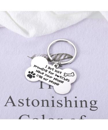 Personalized Funny Gifts for Cat and Dog Lovers - Stainless Steel Pet Tag for Dogs and Cats - Perfect Birthday or Christmas Gift for Son, Daughter, or Bestie - Buy Online on SooperMarket.com