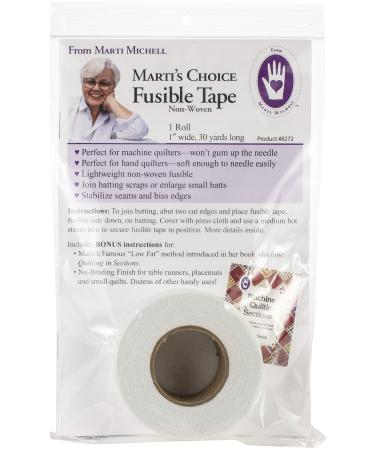Marti Michell Marti's Choice Fusible Tape 1" X30yd-Single, Single Roll