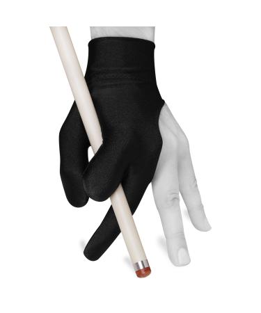 Billiard Glove by Fortuna - Pro - Fits Either Hand - Black Medium/Large