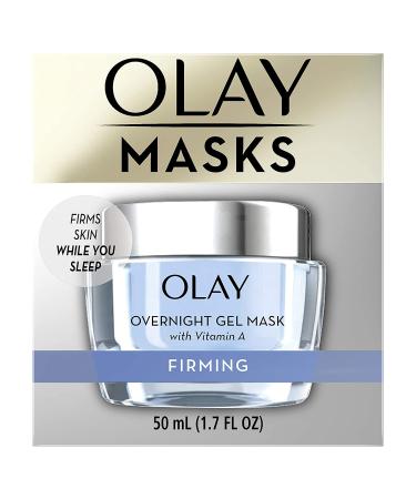 Olay Overnight Face Mask Gel - Firming Moisturizer with Vitamin A & Hyaluronic Acid - 1.7 Fl Oz - Buy Online on SooperMarket.com