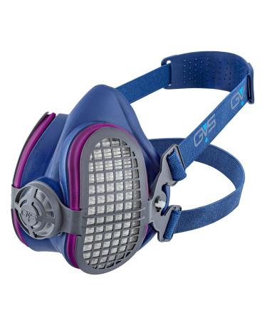 GVS ELIPSE P100 Elastomeric Half Mask Respirator with Source Control for Healthcare Professionals with Replaceable and Reusable Filters Included