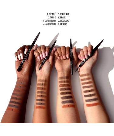 NYX Precision Brow Pencil - Vegan Formula, Soft Brown 03 - Buy Online on SooperMarket.com