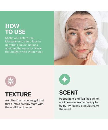 Odacit Black Mint Charcoal Cleanser & Glow Recipe Moisturizer - Deep Cleanse & Gentle Face Wash - 3.38 fl. oz - Buy Online on SooperMarket.com