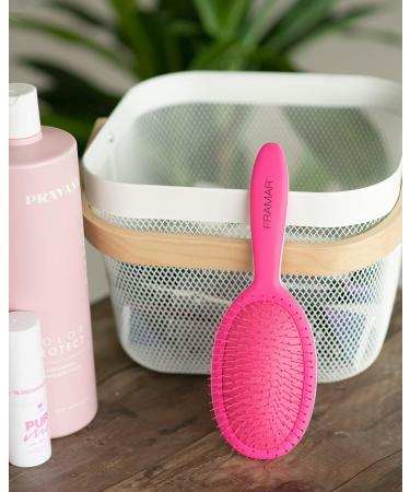Framar Detangle Hair Brush - Best Wet Hair Detangler for Women & Girls - Curly & Thick Hair - Tangle-Free Pink Brush Set - Buy Online on SooperMarket.com