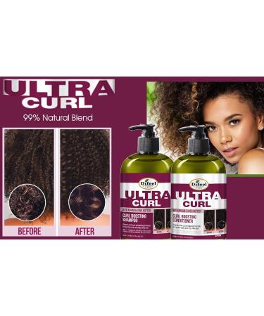 Difeel Ultra Curl 2-PC Set | Curl Enhancing Shampoo & Conditioner 12 oz - Best for Defined Curls | International Shipping - Buy Online on SooperMarket.com