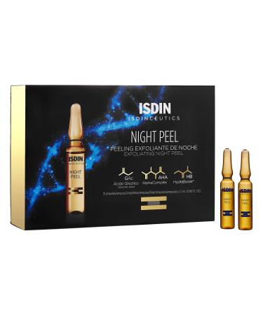 Isdin ceutics Night Peel | Exfoliating Facial Night Peel Promoting Cell Turnover | Single Dose 30 X 2ml 30 Ampullen