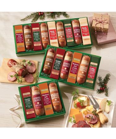 Swiss Colony Sausage & Cheese Bars Gift Set - 4-Pack Assortment - Buy Online on SooperMarket.com