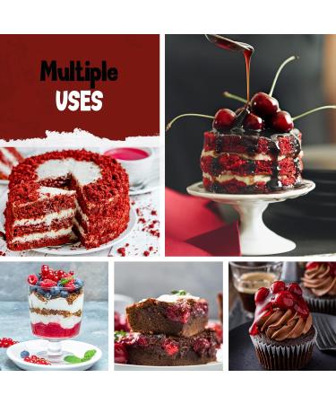 Baking Beauty and Beyond Concentrated Food Flavouring Oil - Dozen of Professional Quality Food Grade Flavouring Oil for Candy Making Baking Cooking Lip Balm and Lip Gloss - Cherry (100ml) - Buy Online on SooperMarket.com