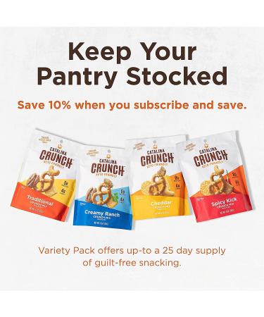 Catalina Crunch Mix Keto Snack Variety Pack - Low Carb Protein Snacks 6oz (Pack of 4) - Buy Online on SooperMarket.com