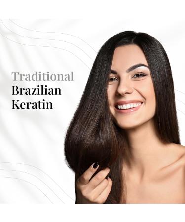 Expert Hair Sensation Keratin Treatment 100ml (2 Pack) + Deep Cleansing Shampoo 30ml - Anti Frizz Long Lasting Results | Brazilian Hair Straightening Set - Buy Online on SooperMarket.com