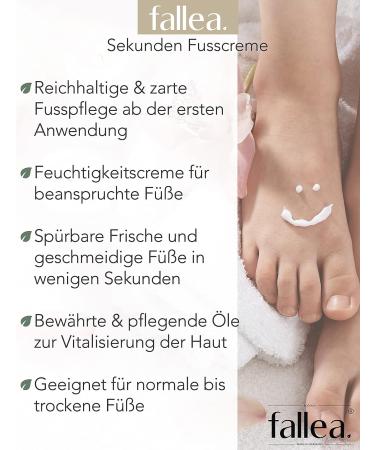 Fallea Shea Butter Foot Cream with Avocado & Orange Oil | 24H Moisture for Dry Feet | Nourishing Foot Care for All Skin Types (200ml) - Buy Online on SooperMarket.com