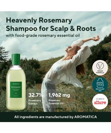 AROMATICA Rosemary Scalp Scaling Shampoo & Conditioner Gift Set - 400ml | Vegan Hair Care with Rosemary Oil for Dry, Itchy Scalp - Buy Online on SooperMarket.com