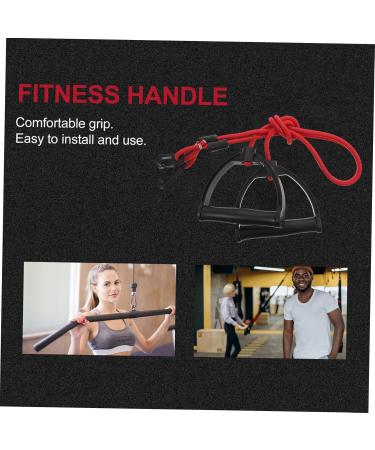 Buy 1 Pair Pull Rope Fitness Elastic Belt - Resistance Bands for Home Treadmill Workout | Red Latex Exercise Bands - Buy Online on SooperMarket.com