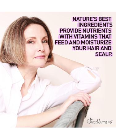 Just Nutritive Women's Hair Treatment Oil - Nourishing & Strengthening for Thinning Hair 4 oz - SLS & Chemical Free Ideal for Hair Loss Regrowth - Buy Online on SooperMarket.com