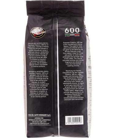 Caffe Vergnano Espresso Classico 600 Whole Beans 2.2lb/1kg by Caffe Vergnano - Buy Online on SooperMarket.com