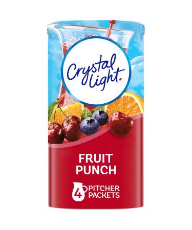 Crystal Light Sugar-Free Fruit Punch Low Calories Powdered Drink Mix 48 Count Pitcher Packets