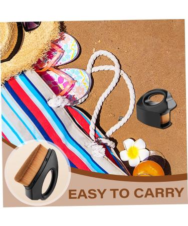 2Pcs Sunscreen Applicator for Kids Makeup Brush Brush Iron Shape Fiber Sunscreen Applicator with Protective Cap Soft Brush on Sunscreen Easy to Apply for Kids - Buy Online on SooperMarket.com