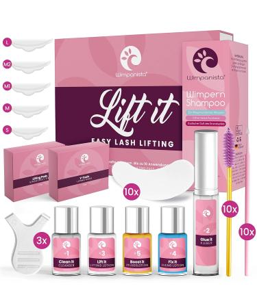Wimpanista Eyelash Lifting Set 'Lift It PLUS' - Achieve Stunning Curved Eyelashes at Home | International Shipping Available - Buy Online on SooperMarket.com