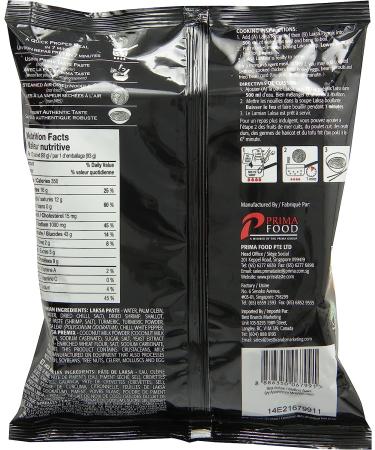 Prima Taste Singapore Laksa La Mian Instant Noodles Ramen 185g (Pack of 12) HALAL - Buy Online on SooperMarket.com