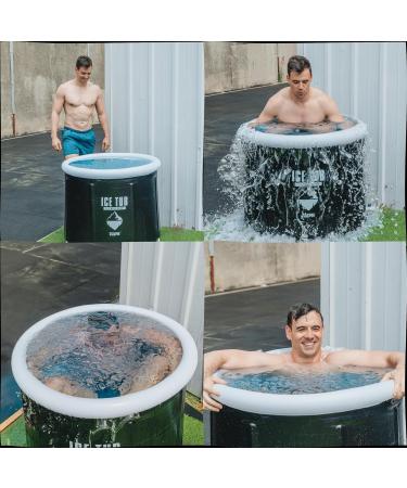 High-Quality Portable Ice Bath for Athletes | Indoor & Outdoor Use | Ice Barrel with Cover - Buy Online on SooperMarket.com