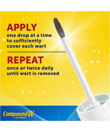 Compound W Wart Remover Maximum Strength Liquid Salicylic Acid 10ml For Treatment & Common/Plantar Wart Removal - Buy Online on SooperMarket.com