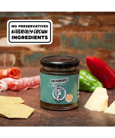Jalape o Chilli Jam by Jackanapes 190g - Mild Vegan Chilli Condiment Made with Jalape os Apples and Lemons - Made in the UK - Buy Online on SooperMarket.com