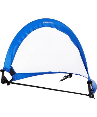 Amazon Basics 2.5 ft Pop-Up Soccer Goal Net Set with Carrying Case - Blue - Buy Online on SooperMarket.com