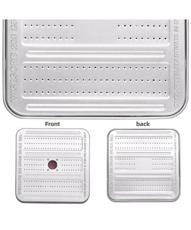 Wisesorb 200g 2-Pack Gun Safe Dehumidifier | Reusable Silica Gel Desiccant | Indicator Color Change (Orange to Green) - Ideal for Safe & Storage - Buy Online on SooperMarket.com