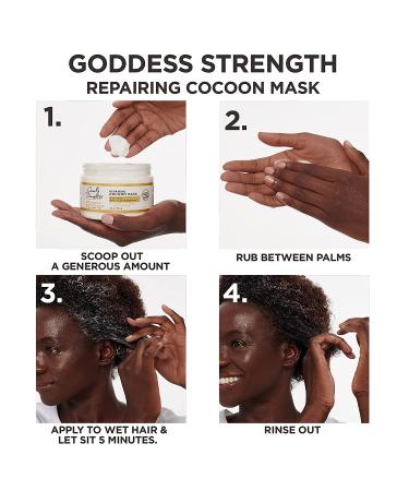 Carol's Daughter Goddess Strength Repairing Hair Mask 12 Oz - Hydrating & Moisturizing with Castor Oil - Buy Online on SooperMarket.com