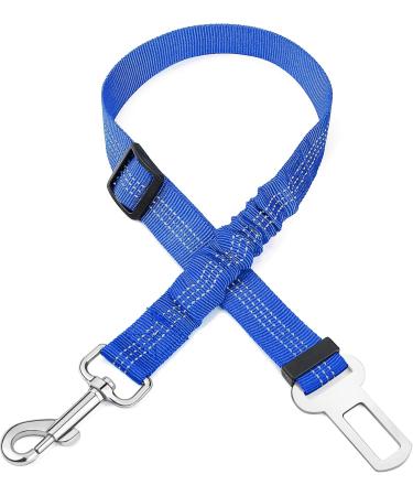 Oyefly Universal Dog Seat Belt Elastic Safety Belt for Dogs & Cats | Strong Carabiners | Fits All Car Types (Blue) - Buy Online on SooperMarket.com
