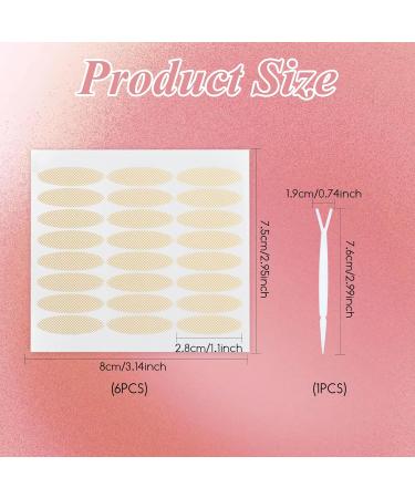 288PCS Eyelid Tape Instant Eye Lift Strips Set with Fork Rods L - Waterproof Double Eyelid Stickers for Uneven Mono-Eyelid - Natural & Invisible Beauty Tool - Buy Online on SooperMarket.com