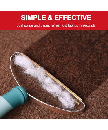 Pet Hair Remover Tool - Dog & Cat Hair Cleaner Lint Roller & Fur Removal Brush for Carpets Furniture & More - Portable & Effective - Green - Buy Online on SooperMarket.com