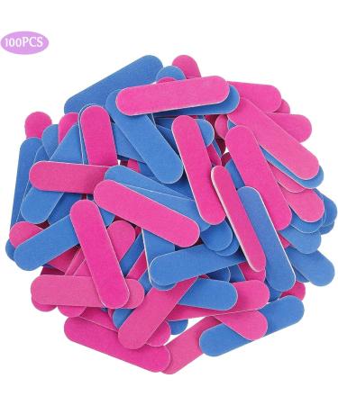 100PCS Nail File Set Disposable Mini Nail File 180/240 Professional Care Mini Nail Files Double Sided Emery Board Buffer Set Grit Double Sided Emery Board for Manicure Nail Studio Home Nail Care - Buy Online on SooperMarket.com
