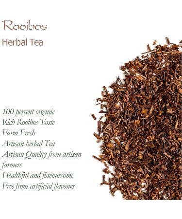 Rooibos Organic Tea South Africa - Loose Leaf Herbal African Red Bush Tea - Redbush Tea 100g Rooibos Organic 100 g (Pack of 1) - Buy Online on SooperMarket.com