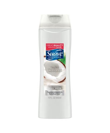 Suave Essentials Body Wash  Creamy Tropical Coconut  15 Fl Oz (Pack of 1)