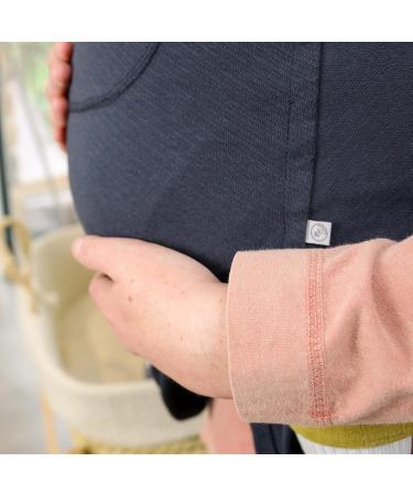 Close Caboo Organic Cotton Adjustable Baby Carrier - Blueberry | Sustainable & Soft for Infants and Toddlers - Buy Online on SooperMarket.com