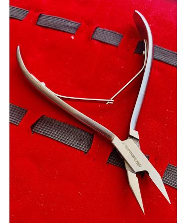 INGROWN Toe Nail Clippers Nippers Cutters Flame Point Podiatry Instrument 5" Professional Thick Toe Nail Chiropody - Buy Online on SooperMarket.com