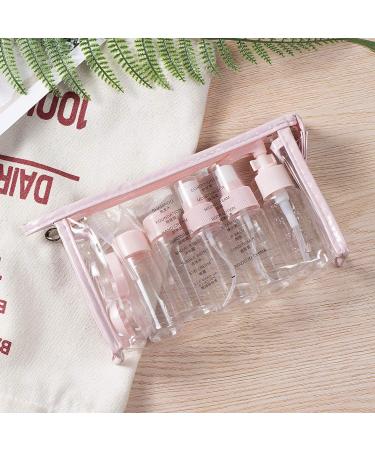 Xiyee Travel Bottles Set - 10-Piece Empty Cosmetic Containers for Shampoo Shower Gel & Cream - Perfect Travel Accessories (Pink) - Buy Online on SooperMarket.com