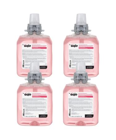 GOJO FMX-12 Luxury Foam Handwash Cranberry Scent EcoLogo Certified 1250 mL Foam Soap Refill for GOJO FMX-12 Push-Style Dispenser (Pack of 4) 5161-04
