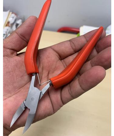 Toe nail clippers Cutters Nippers Scissors Ingrown Thick Nails RED fingernails Podiatrists Podiatry Chiropodist Chiropody Tool 6" Men Elderly Medical Grade Professional Fungus arthritis Long handle - Buy Online on SooperMarket.com
