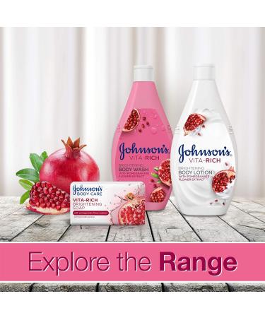 Johnsons Adult Vita-Rich Bright Body Lotion Pomgrnt - 400 ml - Buy Online on SooperMarket.com