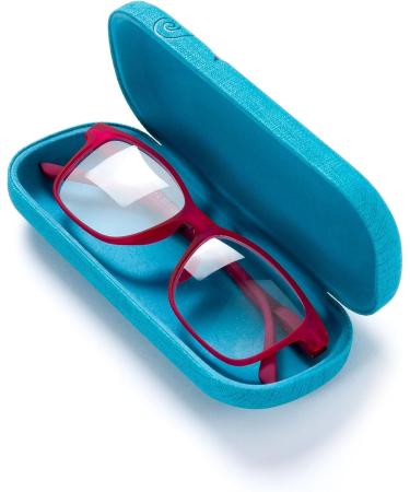 FEFI Hardcase Glasses Case - Nature Embossed Flower Design in Brown | Durable & Stylish Eyewear Protection - Buy Online on SooperMarket.com