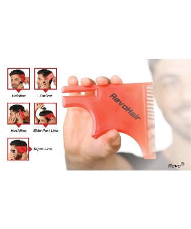 RevoHair & RevoNeck Haircut Tools - Precision Hairline Shaping Template Set for Perfect Edge Up & Grooming | Universal Barber Supplies - Buy Online on SooperMarket.com
