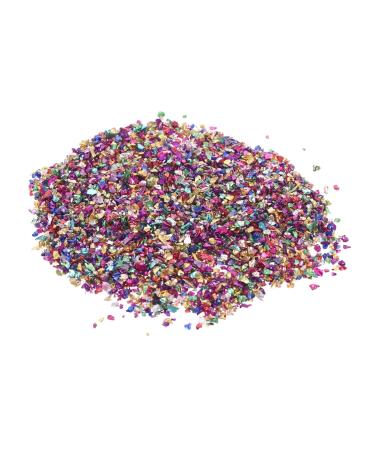 HAPINARY 1 Glass Chip Manicure Fillers Irregular Glass Epoxy Fillers Nail Art Stone DIY Epoxy Fillers Manicure DIY Accessories Epoxy Filling DIY Charm Fillers Epoxy Charms Manicure Charms 0.5X0.3cm Colorful